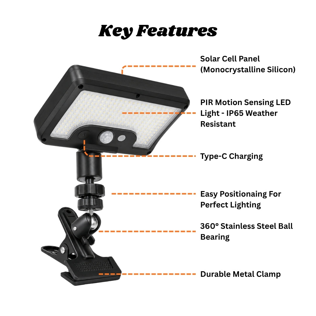 Solar LED Braai Light