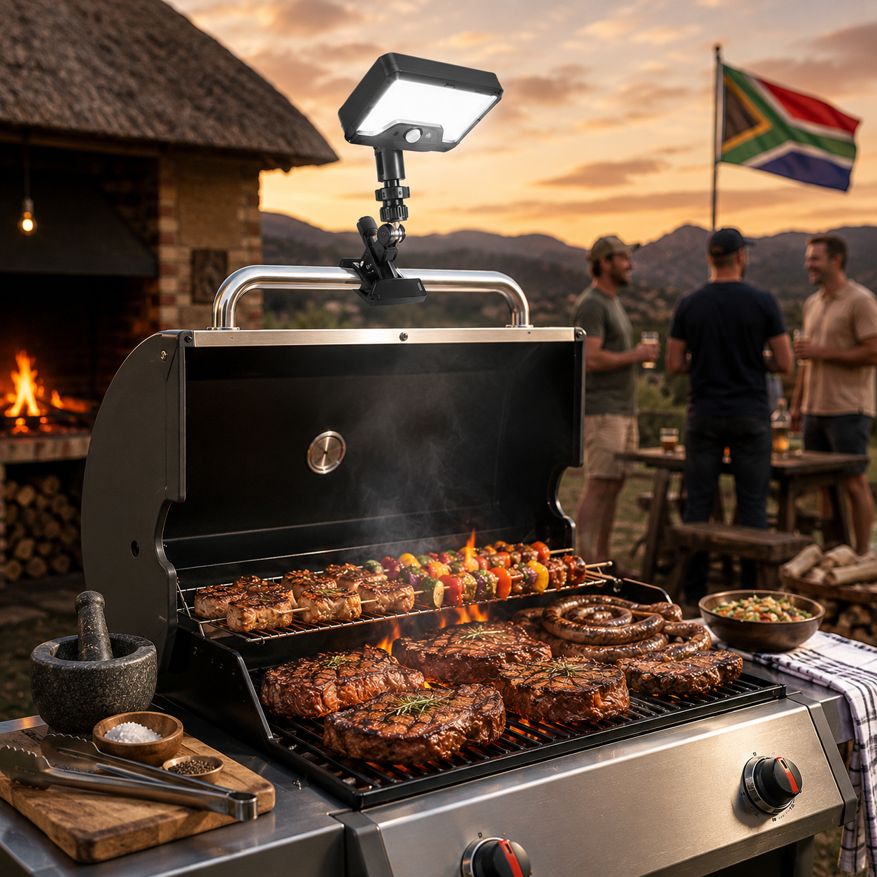 Solar LED Braai Light
