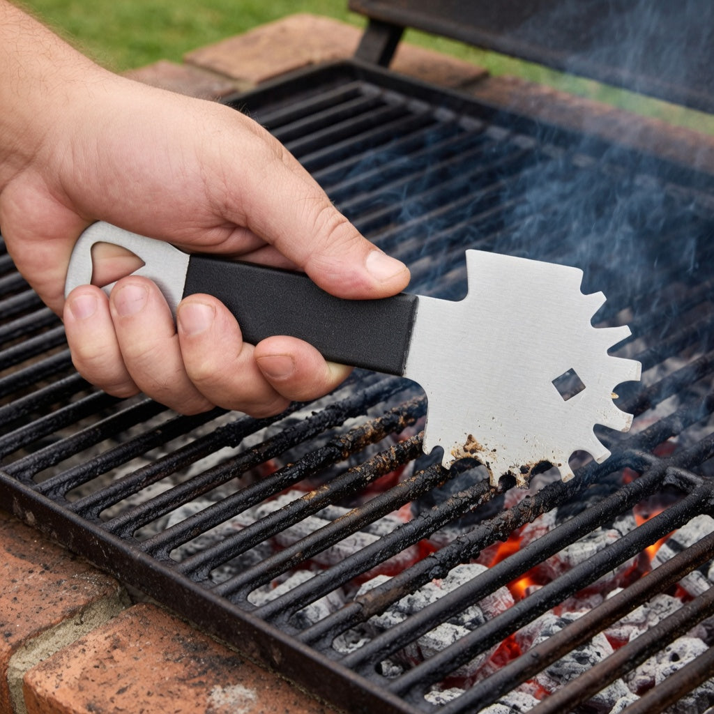 Braai Buddy 2-in-1 braai scraper and bottle opener tool