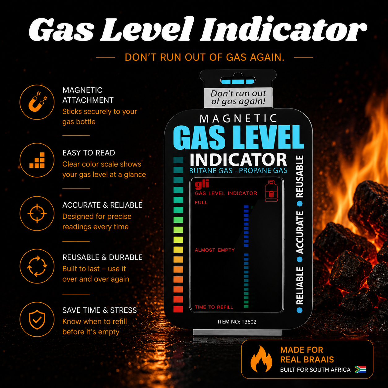 Magnetic Gas Level Indicator
