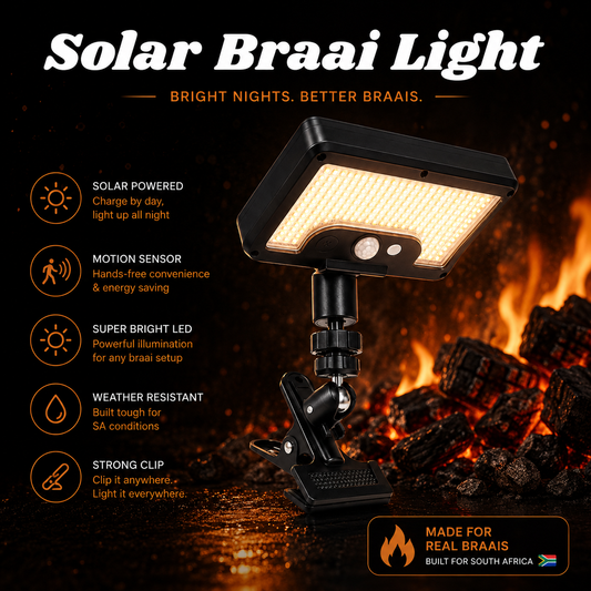 Solar LED Braai Light