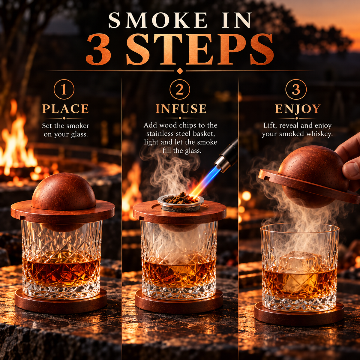 Whiskey Smoker Set