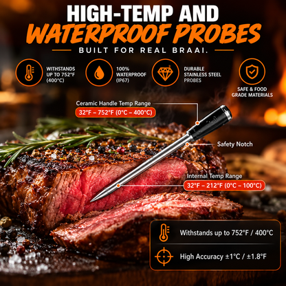 Dual Wireless Meat Thermometer