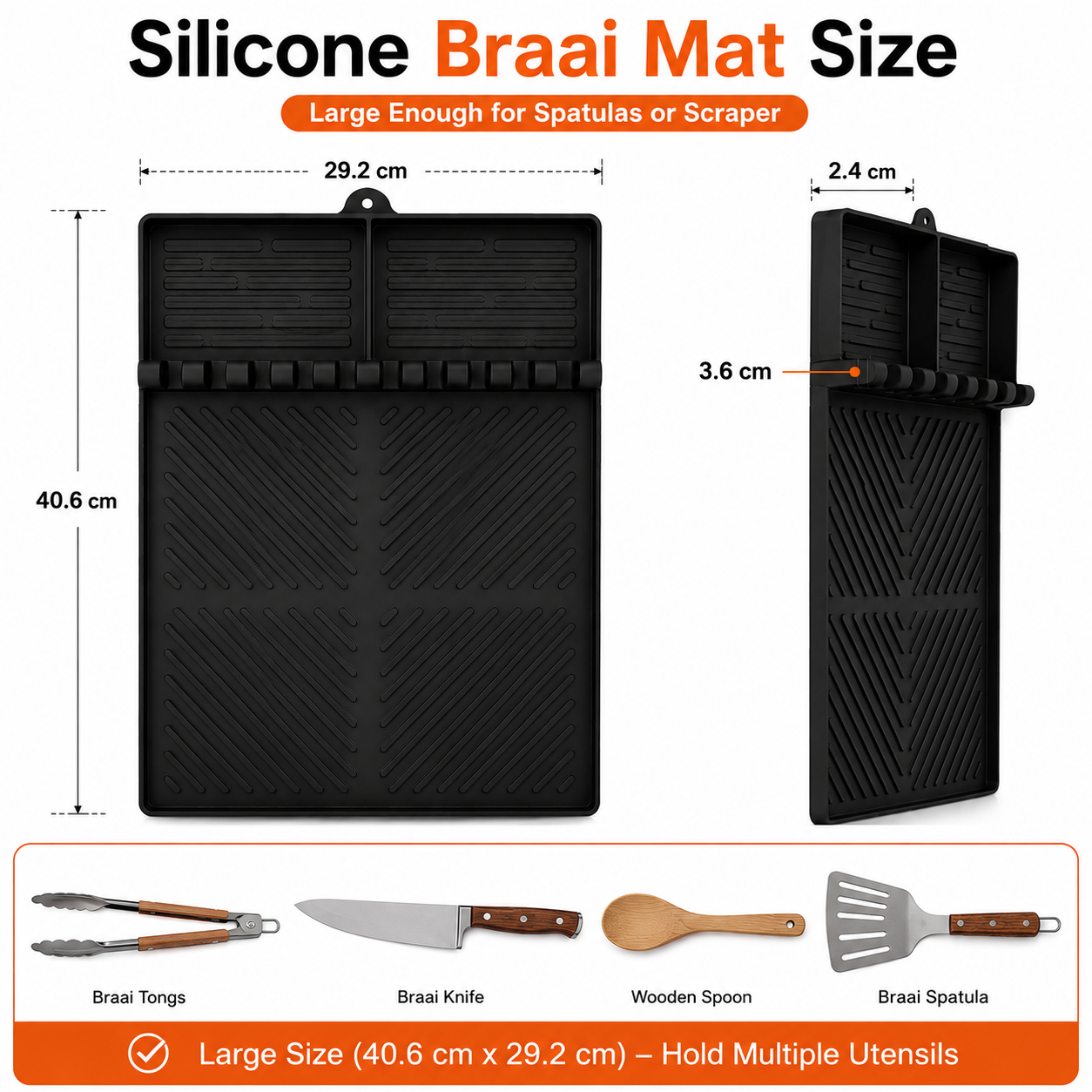 Braai Buddy Silicone Braai Mat