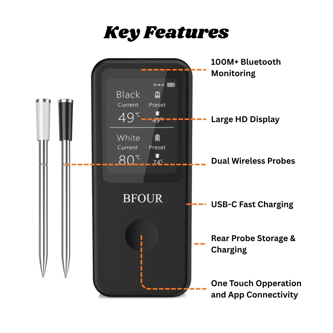 Dual Wireless Meat Thermometer